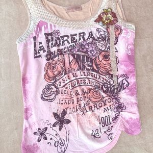 Skinny Minnie Embellished tank